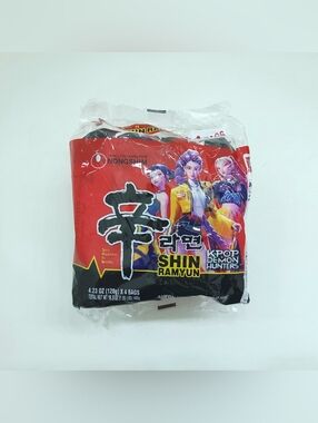 Demon Hunters Netflix Ramyun Collectible 4 Pack Ramen Noodles Rumi Zoey Mira